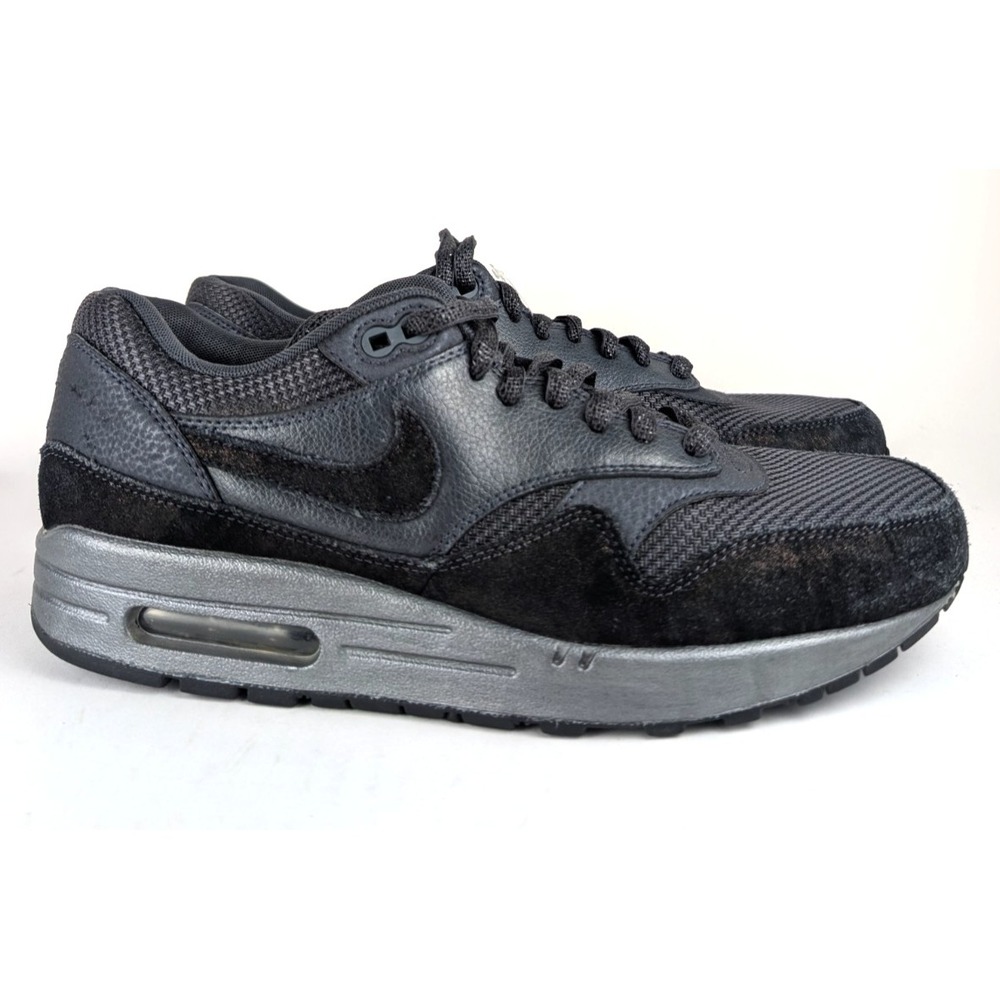 NEW Nike Air Max‎ 1 Premium Anthracite Metallic Hematite Black Size 10 Womens